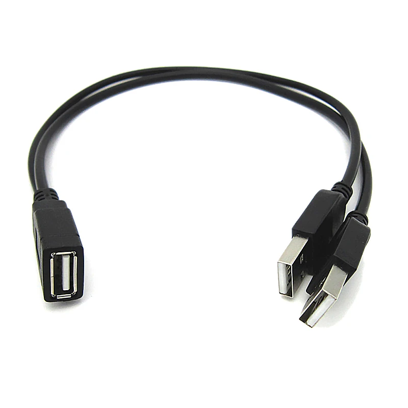 30CM USB 2.0 1 Male to 2 Female Dual Power Supply for Solar Panel USB Double Splitter Extension Cable Charging DIY Solar Plate
30CM USB 2.0 1 Male to 2 Female Dual Power Supply for Solar Panel USB Double Splitter Extension Cable Charging DIY Solar Plate