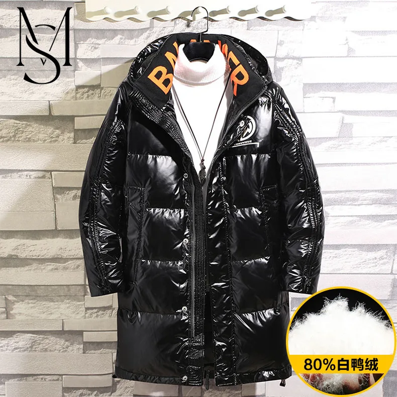 Cross-border foreign trade men's new casual long hooded bright down jacket stand collar thickened warm jacket YR1913
Cross-border foreign trade men's new casual long hooded bright down jacket stand collar thickened warm jacket YR1913
