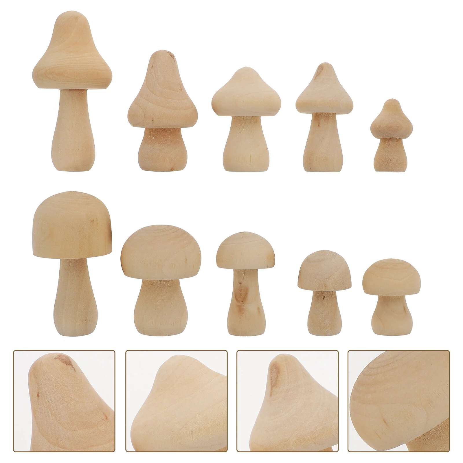 Puppet DIY Painting Toys Unfinished Mushroom Shape Models Wooden Drawing Mushrooms Simulated Ornaments Children Craft
Puppet DIY Painting Toys Unfinished Mushroom Shape Models Wooden Drawing Mushrooms Simulated Ornaments Children Craft