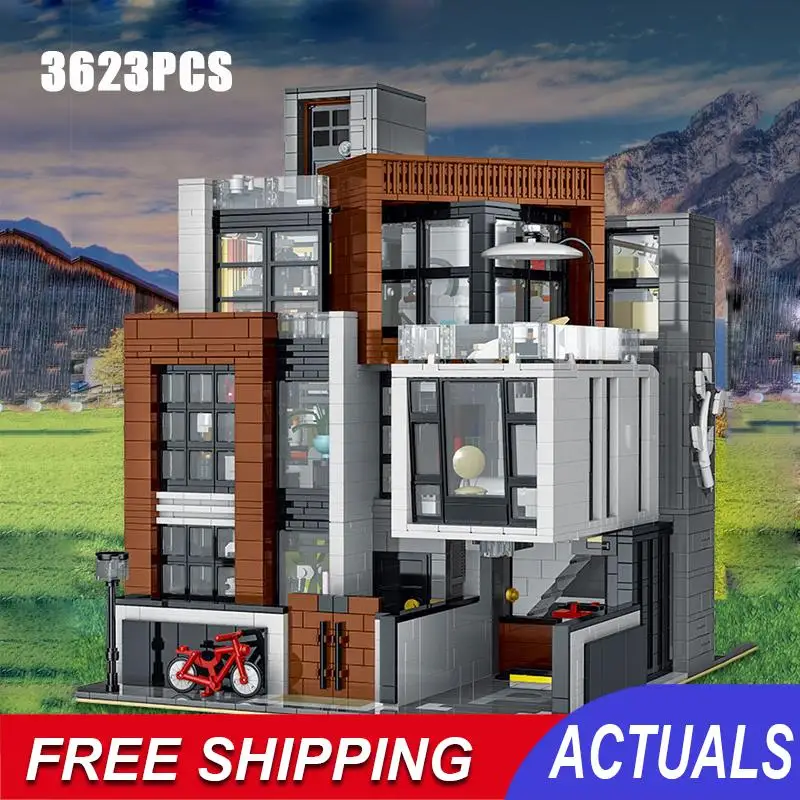 3623pcs Modern Villa City Architectural Assembly Model Building Blocks Moc City Street View Construction Set Bricks For Kids
3623pcs Modern Villa City Architectural Assembly Model Building Blocks Moc City Street View Construction Set Bricks For Kids
