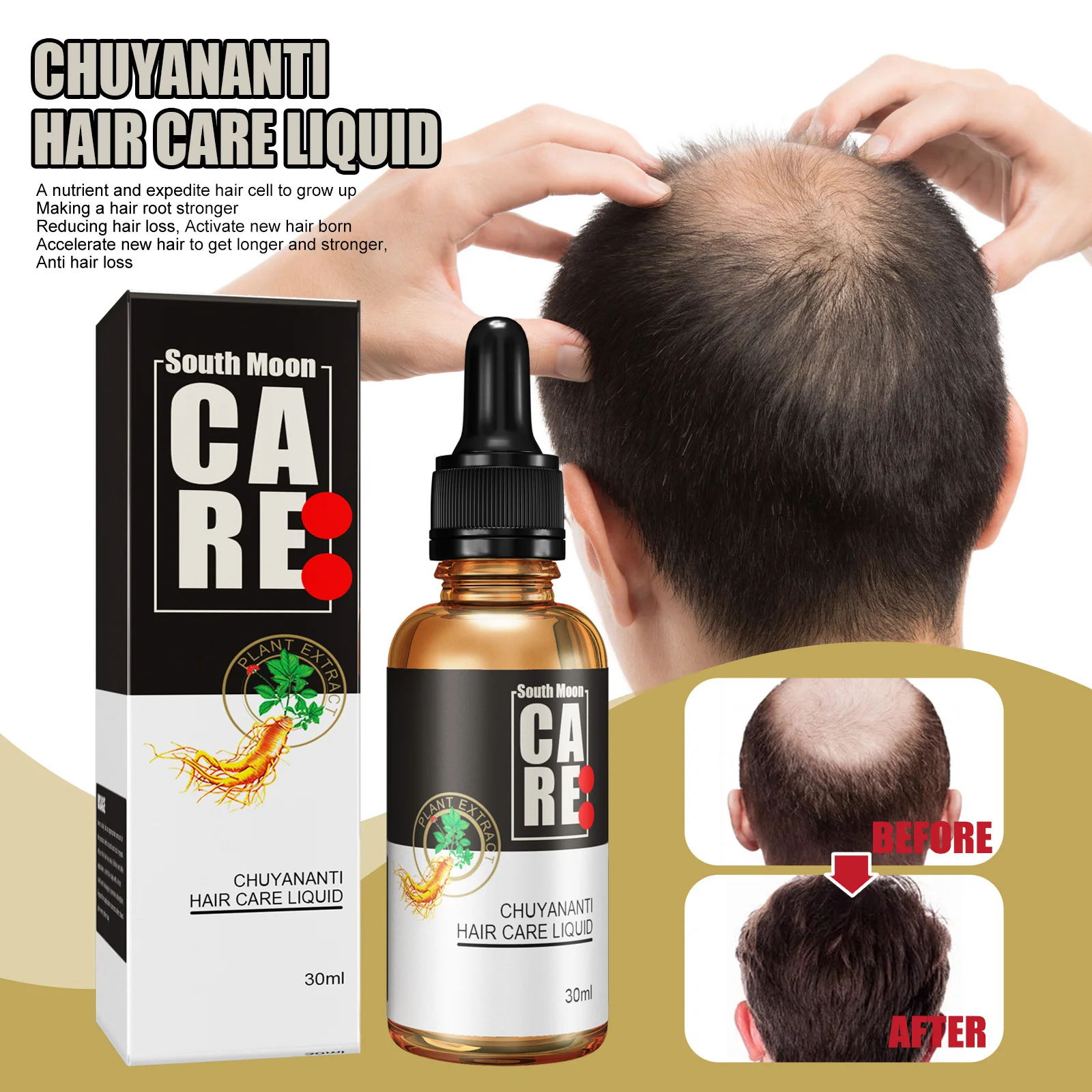 Ginger Plant Hair Growth Essential Oils Anti-hair Loss Hair Oil Hair Growth Liquid Anti-hair Loss Hair Care Liquid Conditioner
Ginger Plant Hair Growth Essential Oils Anti-hair Loss Hair Oil Hair Growth Liquid Anti-hair Loss Hair Care Liquid Conditioner