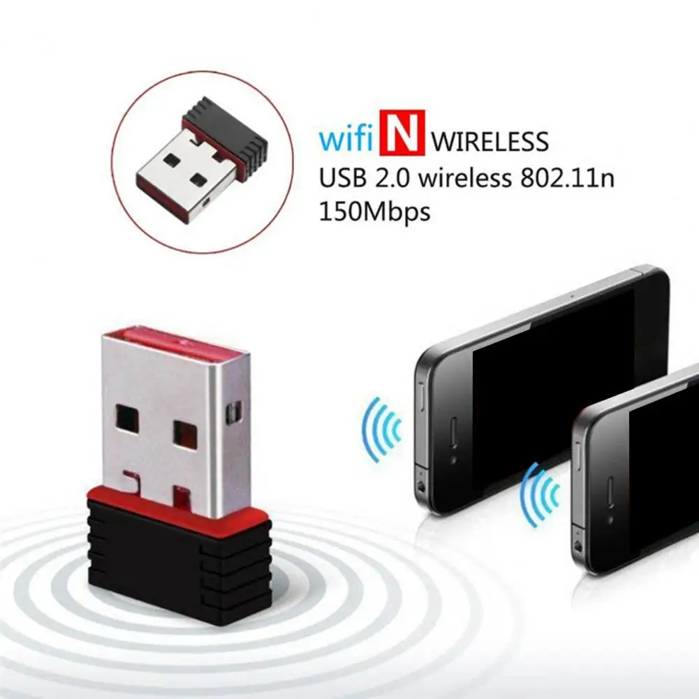Practical Excellent WiFi Adapter Stable Signal Fast Transmission ABS Compact USB Wireless Adapter for Dorm
Practical Excellent WiFi Adapter Stable Signal Fast Transmission ABS Compact USB Wireless Adapter for Dorm