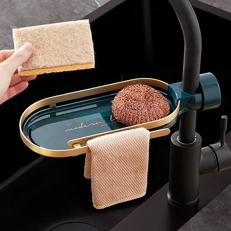 Faucet Storage Rack Kitchen Bathroom Sink Sponge Dishcloth Drainage Rack Storage Rack Accessories Holder Organizer
Faucet Storage Rack Kitchen Bathroom Sink Sponge Dishcloth Drainage Rack Storage Rack Accessories Holder Organizer