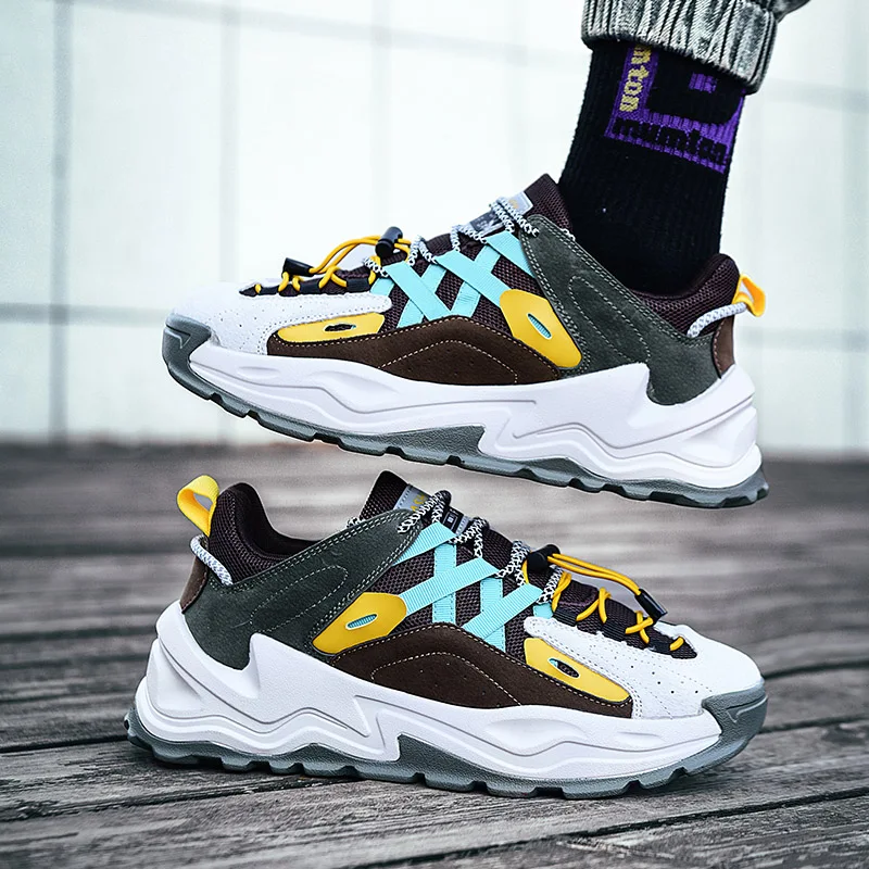 Breathable Men Running Shoes Lace Up Gym Trainers Outdoor Sport Shoes Thick Sole Platform Jogging Sneakers Student Sport Shoes
Breathable Men Running Shoes Lace Up Gym Trainers Outdoor Sport Shoes Thick Sole Platform Jogging Sneakers Student Sport Shoes