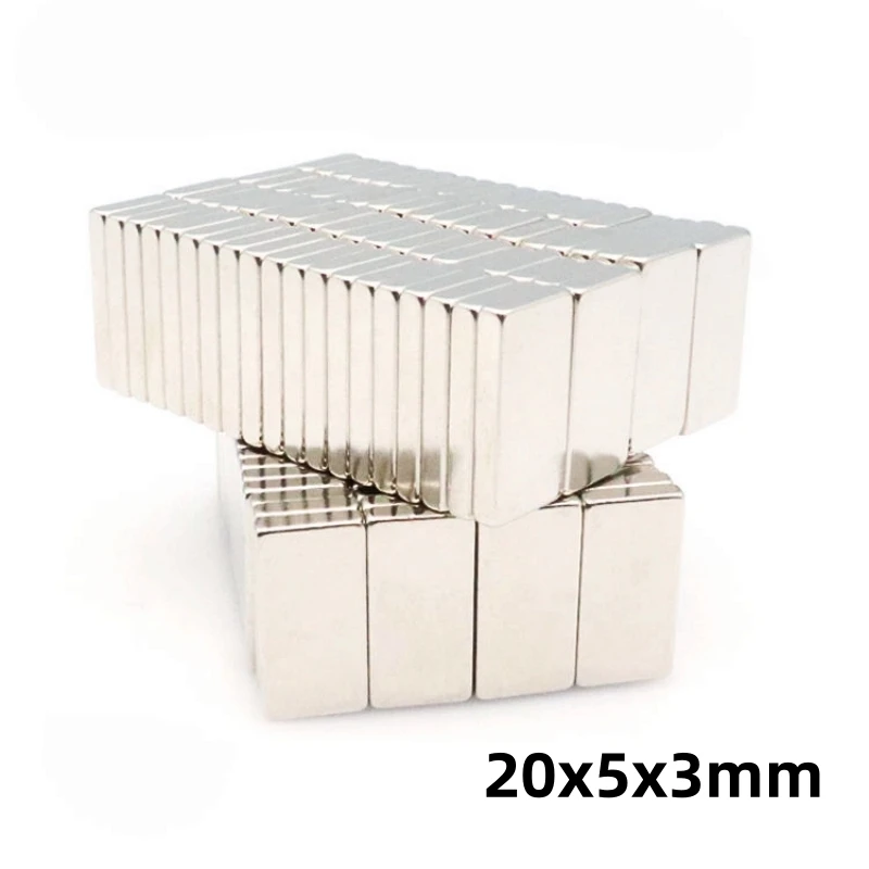 20*5*3 Strong Magnetic Force Ndfeb Magnet Industrial Rare Earth Permanent Neodymium Magnetic Material Super Strong Block Magnets
20*5*3 Strong Magnetic Force Ndfeb Magnet Industrial Rare Earth Permanent Neodymium Magnetic Material Super Strong Block Magnets