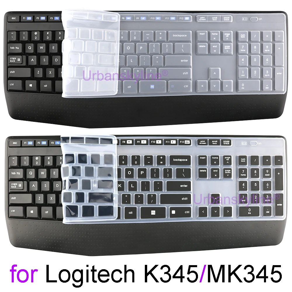MK345 Keyboard Cover for Logitech K345 MK345 for Logi Silicone Protective Protector Skin Case Black Clear Pink
MK345 Keyboard Cover for Logitech K345 MK345 for Logi Silicone Protective Protector Skin Case Black Clear Pink