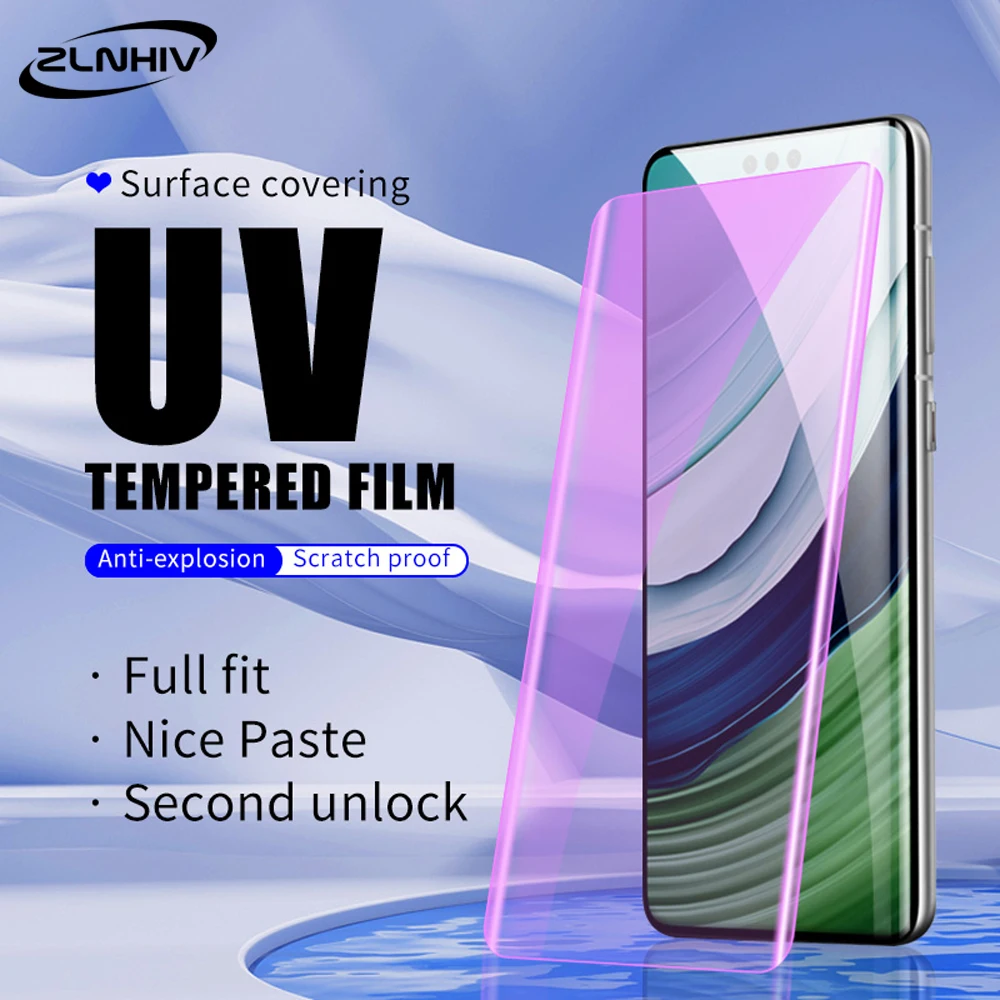 ZLNHIV phone screen protector For Huawei Mate 60 RS Ultimate 50 40 40E 30 30E pro plus UV Anti Blue Light glass protective film
ZLNHIV phone screen protector For Huawei Mate 60 RS Ultimate 50 40 40E 30 30E pro plus UV Anti Blue Light glass protective film