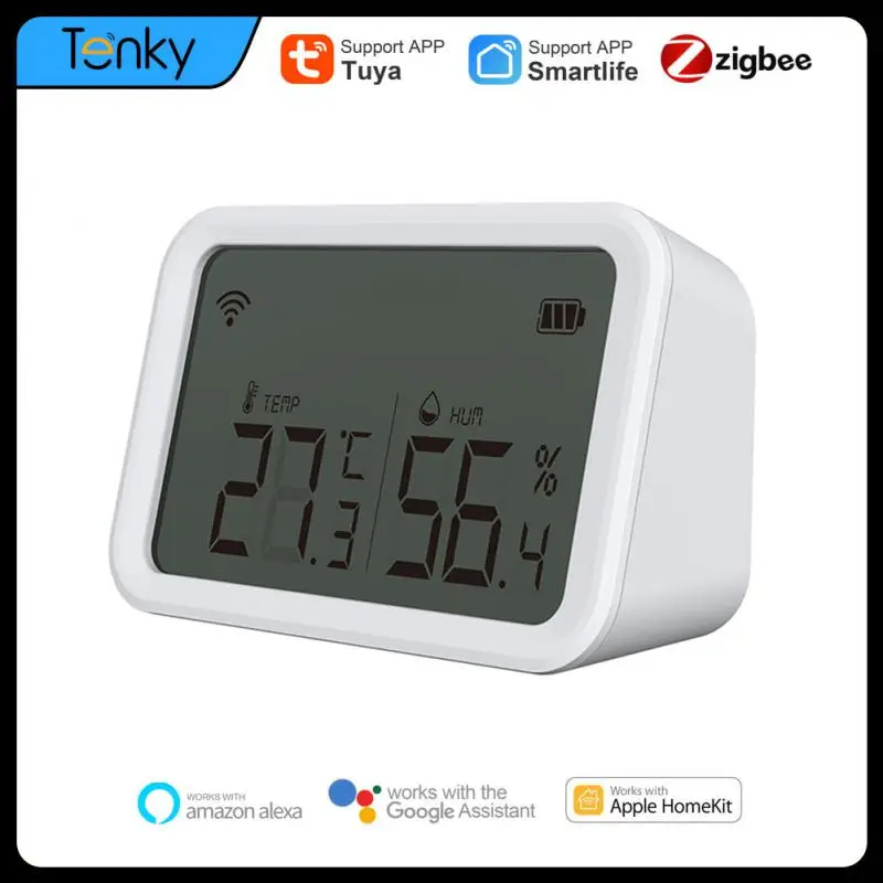 Tuya Smart Home ZigBee And HomeKit Temperature And Humidity Sensor With LCD Screen Works With Alexa Google Home Assistant
Tuya Smart Home ZigBee And HomeKit Temperature And Humidity Sensor With LCD Screen Works With Alexa Google Home Assistant