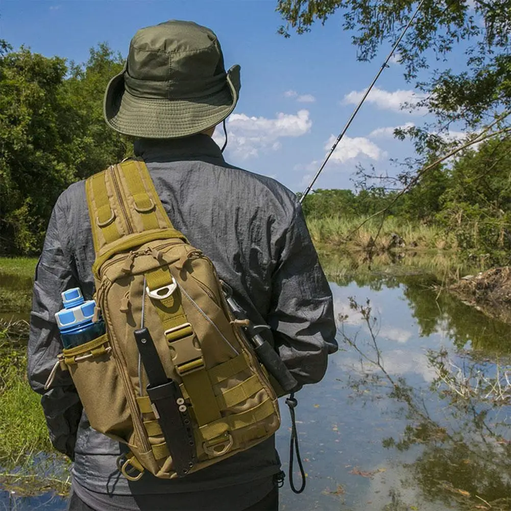 Men Women Fishing Backpack Waterproof Breathable Ergonomic Design Multipurpose Outdoor Sports Sling Bag
Men Women Fishing Backpack Waterproof Breathable Ergonomic Design Multipurpose Outdoor Sports Sling Bag