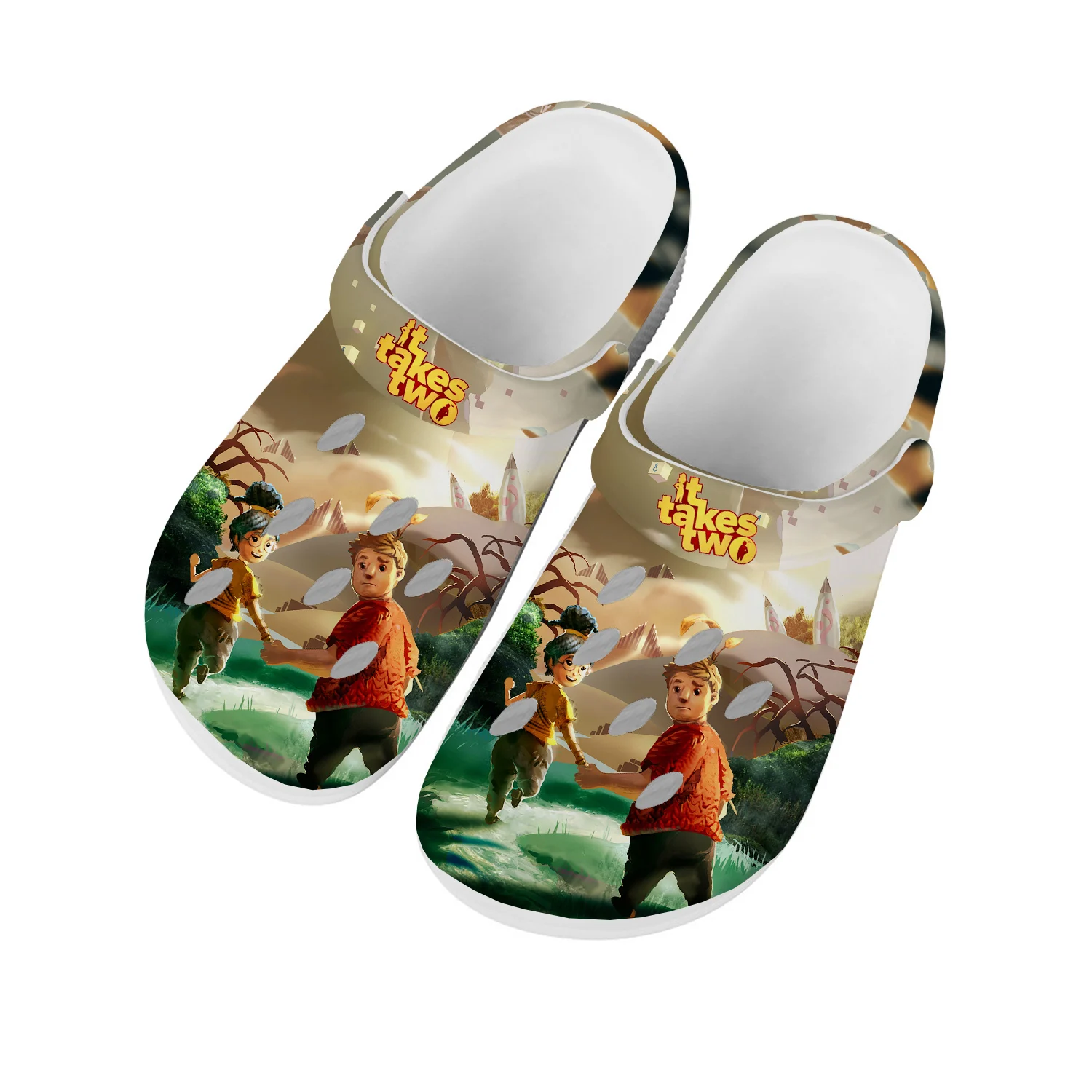 Cartoon Game It Takes Two Home Clogs Mens Womens Teenager Custom Built Water Shoes Garden Beach Fashion Hole Slippers Sandals
Cartoon Game It Takes Two Home Clogs Mens Womens Teenager Custom Built Water Shoes Garden Beach Fashion Hole Slippers Sandals