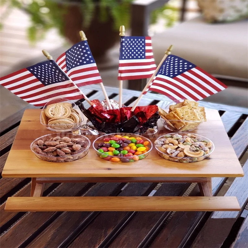 Detachable Portable Picnic Table Wooden Integrated Wine Fruit Plate Outdoor Camping Food Tableware Assembly Fruit Outdoor Table
Detachable Portable Picnic Table Wooden Integrated Wine Fruit Plate Outdoor Camping Food Tableware Assembly Fruit Outdoor Table