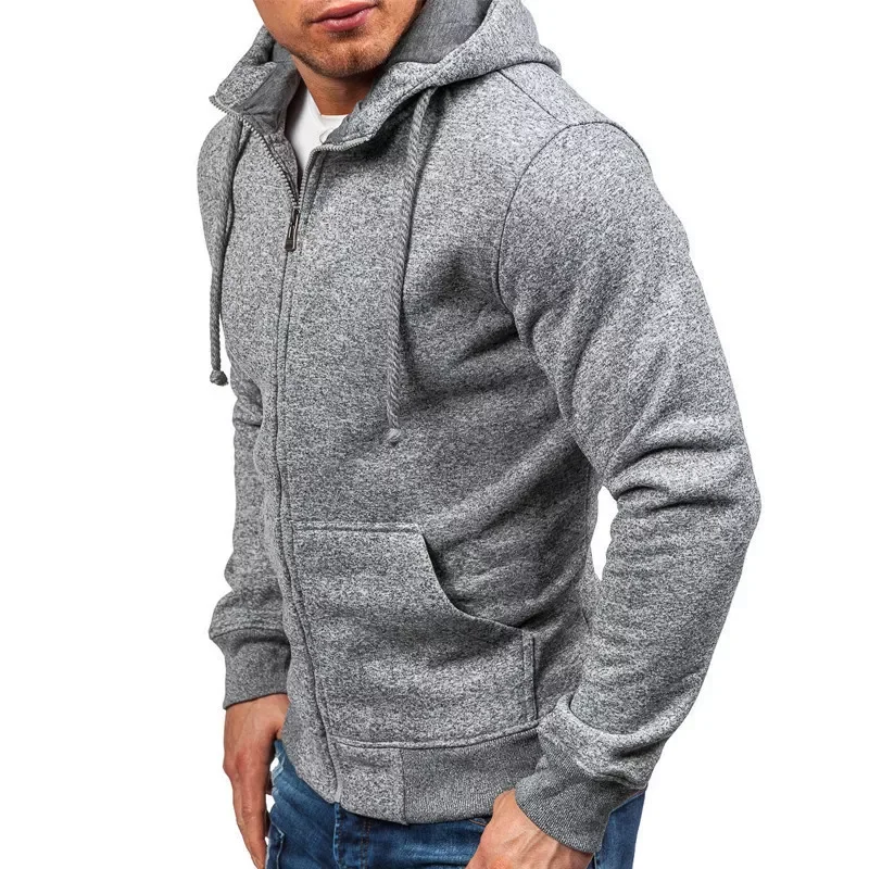 Fit Hoodies Sweatshirt Solid Color Hooded Zipper Coat Tracksuit Male Hoodies Sportswear Plus Size M-3XL Autumn Men's Slim
Fit Hoodies Sweatshirt Solid Color Hooded Zipper Coat Tracksuit Male Hoodies Sportswear Plus Size M-3XL Autumn Men's Slim