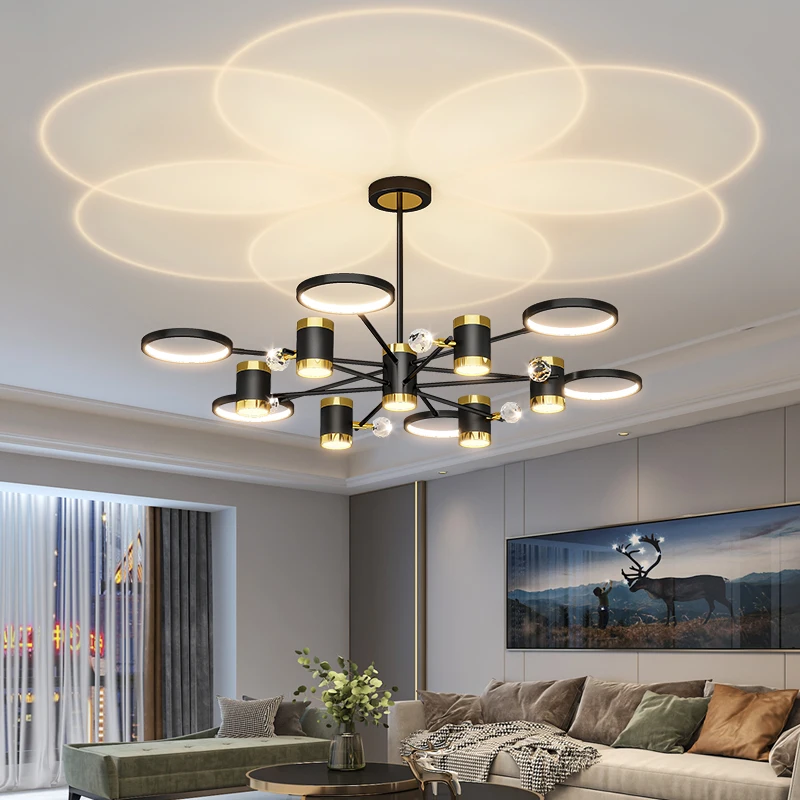Minimalist Living Room Chandeliers Modern Atmosphere Creative Office Lights Nordic Designer Restaurant Hanging Lamps For Ceiling
Minimalist Living Room Chandeliers Modern Atmosphere Creative Office Lights Nordic Designer Restaurant Hanging Lamps For Ceiling