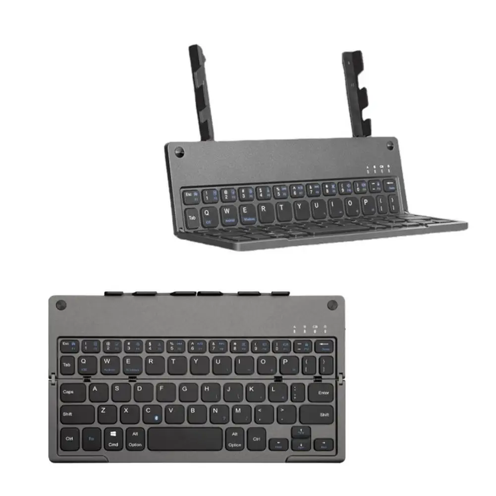 Folding Bluetooth-compatible Keyboard With Bracket Mini Portable Controller Universal For Mobile Phone Tablet Notebook
Folding Bluetooth-compatible Keyboard With Bracket Mini Portable Controller Universal For Mobile Phone Tablet Notebook