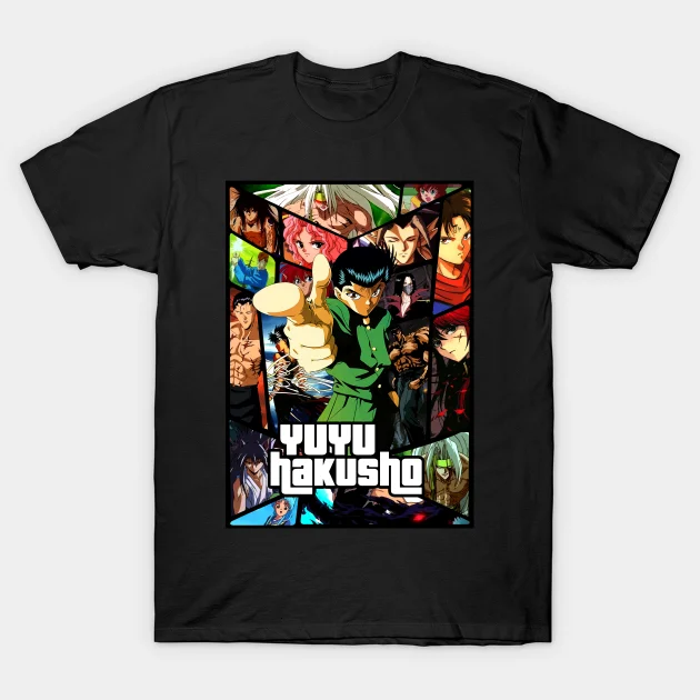 2021 Men/Women's Summer Black Street Fashion Hip Hop Yuyu Hakusho Ultimate Anime Vector T-shirt Cotton Tees Short Sleeve Tops
2021 Men/Women's Summer Black Street Fashion Hip Hop Yuyu Hakusho Ultimate Anime Vector T-shirt Cotton Tees Short Sleeve Tops