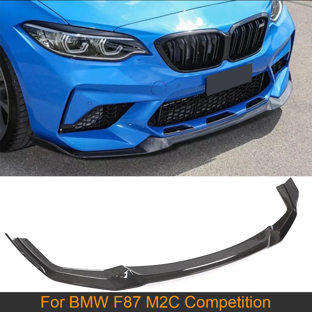 Car Front Bumper Lip Spoiler Splitter For BMW 2 Series F87 M2C Competition 2018-2020 Front Bumper Lip Spoiler Guard Carbon Fiber
Car Front Bumper Lip Spoiler Splitter For BMW 2 Series F87 M2C Competition 2018-2020 Front Bumper Lip Spoiler Guard Carbon Fiber