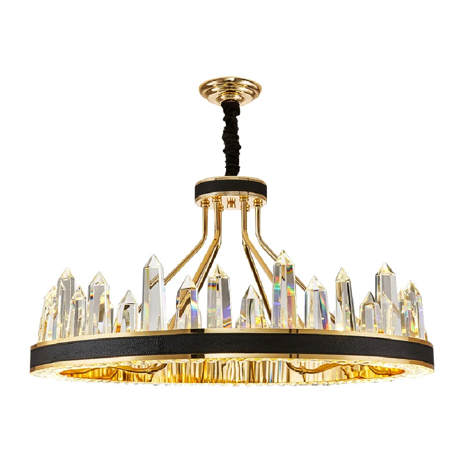 Icicle Ice Crystal Ceiling Chandeliers LED Dimmable Pendant Lights Oval Black Gold Luxury Living Room Home Decor Lighting Lustre
Icicle Ice Crystal Ceiling Chandeliers LED Dimmable Pendant Lights Oval Black Gold Luxury Living Room Home Decor Lighting Lustre