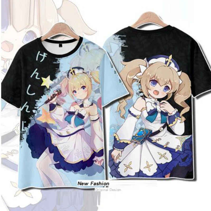 Genshin Impact Barbara Gunnhildr 3D Print T Shirt Women Men Summer Fashion O-neck Short Sleeve Fuuny Tshirt Graphic Tees Cosplay
Genshin Impact Barbara Gunnhildr 3D Print T Shirt Women Men Summer Fashion O-neck Short Sleeve Fuuny Tshirt Graphic Tees Cosplay