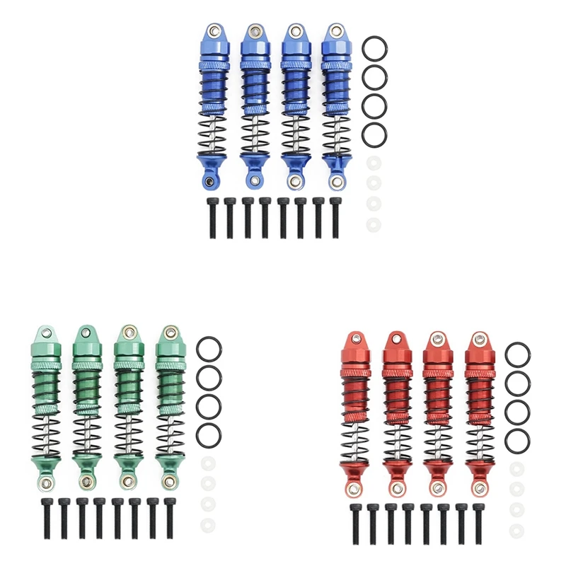 4Pcs Metal Front And Rear Shock Absorber For Traxxas Latrax Teton Desert Prerunner SST 1/18 RC Truck Car Upgrade Parts
4Pcs Metal Front And Rear Shock Absorber For Traxxas Latrax Teton Desert Prerunner SST 1/18 RC Truck Car Upgrade Parts