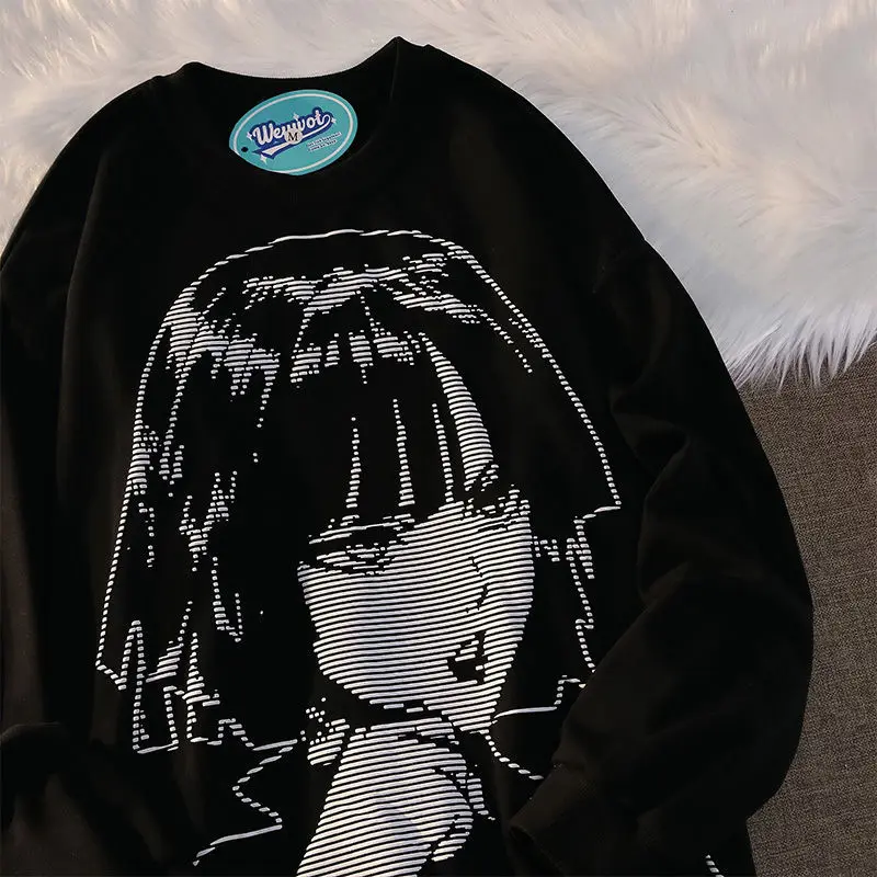 Women's hip-hop streetwear Harajuku hoodie retro Japanese anime girl sweater spring and autumn pullover
Women's hip-hop streetwear Harajuku hoodie retro Japanese anime girl sweater spring and autumn pullover
