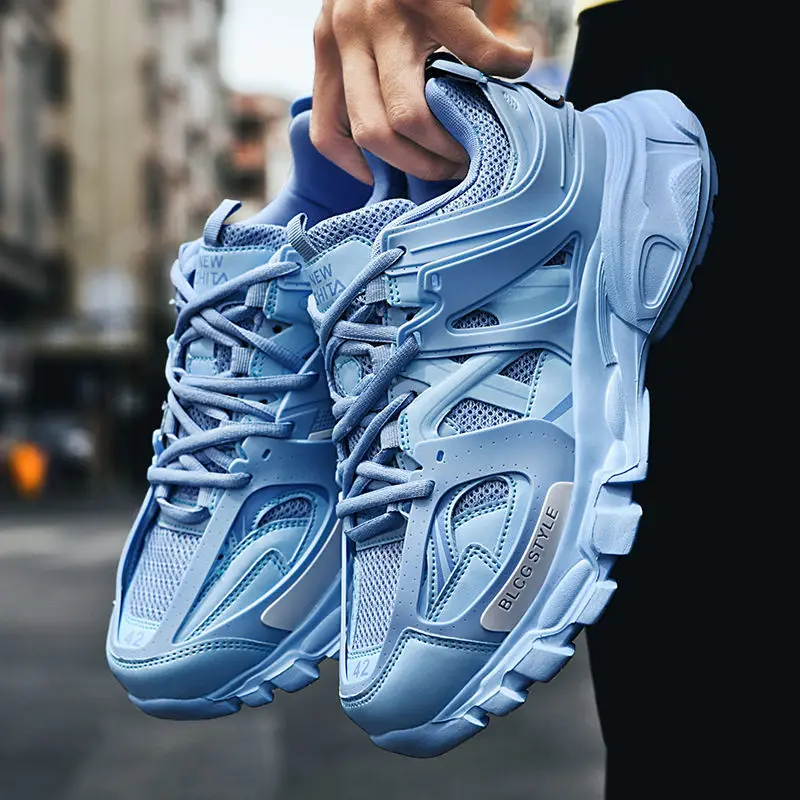 2022 New Sky Blue Chunky Sneakers Women Men Couples Sport Shoes Design Autumn Fashion Casual Shoes Breathable Women's Sneakers
2022 New Sky Blue Chunky Sneakers Women Men Couples Sport Shoes Design Autumn Fashion Casual Shoes Breathable Women's Sneakers