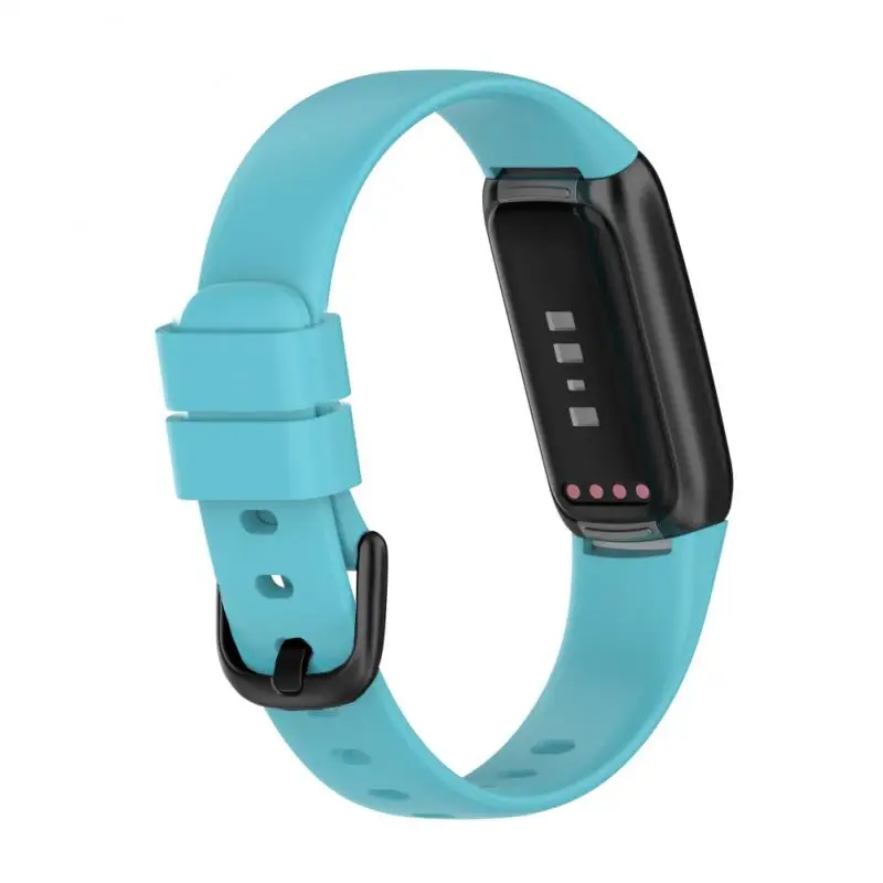 

Waterproof Silicone Strap Thickened Watchband Sweatproof Replacement Wristband Soft For Fitbit Luxe