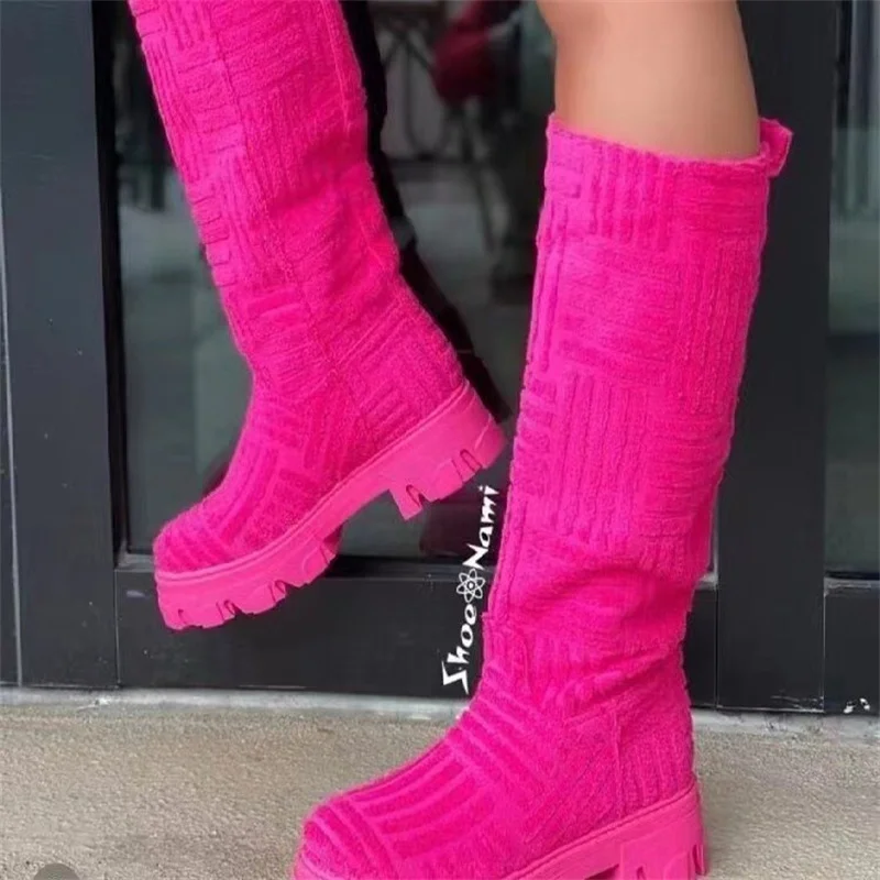 Luxury Brand 2023 New Women Thick-soled Thick-heeled Warm Boots Women's Towel Cotton Boots Motorcycle Boots 36-43
Luxury Brand 2023 New Women Thick-soled Thick-heeled Warm Boots Women's Towel Cotton Boots Motorcycle Boots 36-43