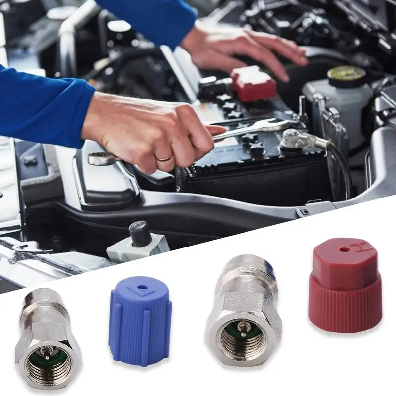 R12 To R134a Retrofits Kit Adjustable High Low Connector Conversion With 1/4 Inch SAE Male Flare Replace R134A Adapter Air
R12 To R134a Retrofits Kit Adjustable High Low Connector Conversion With 1/4 Inch SAE Male Flare Replace R134A Adapter Air