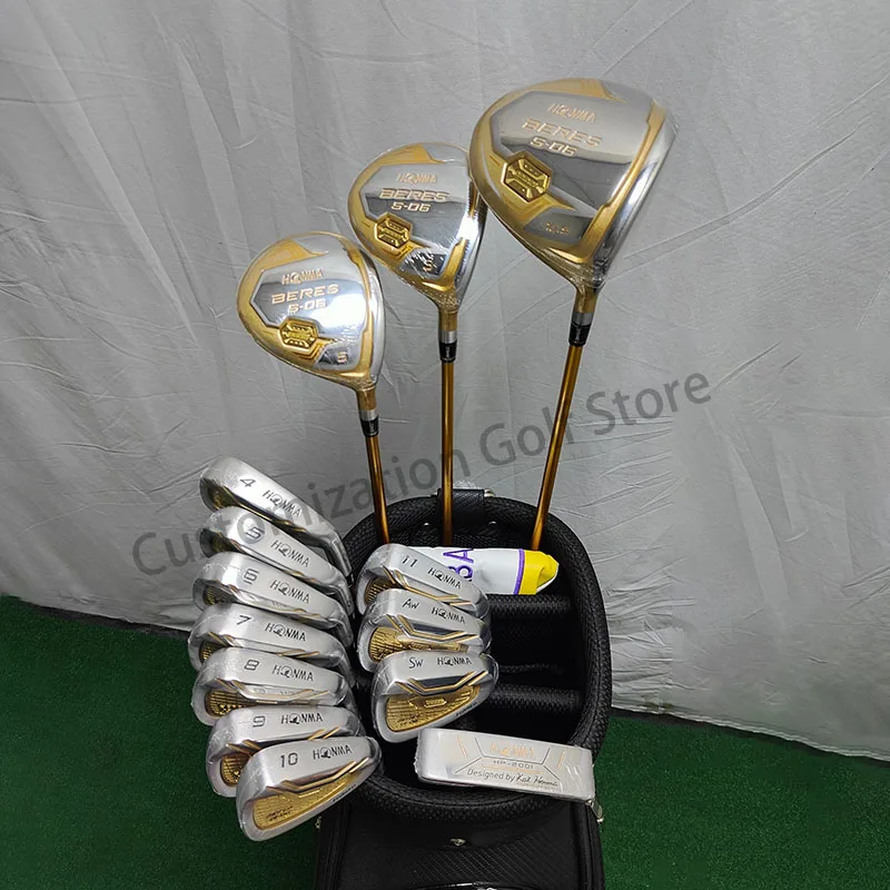 

Honma S06 Four Stars Men's Golf Clubs Complete Sets Beginner's Full Golf Setand With Head cover