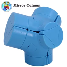 Sengso Magnetic Mirror Column Cube New Platypus Cylinders 3 pillars Poles Puzzles Magnet Magico Cubo Professinal Logic Toy Game