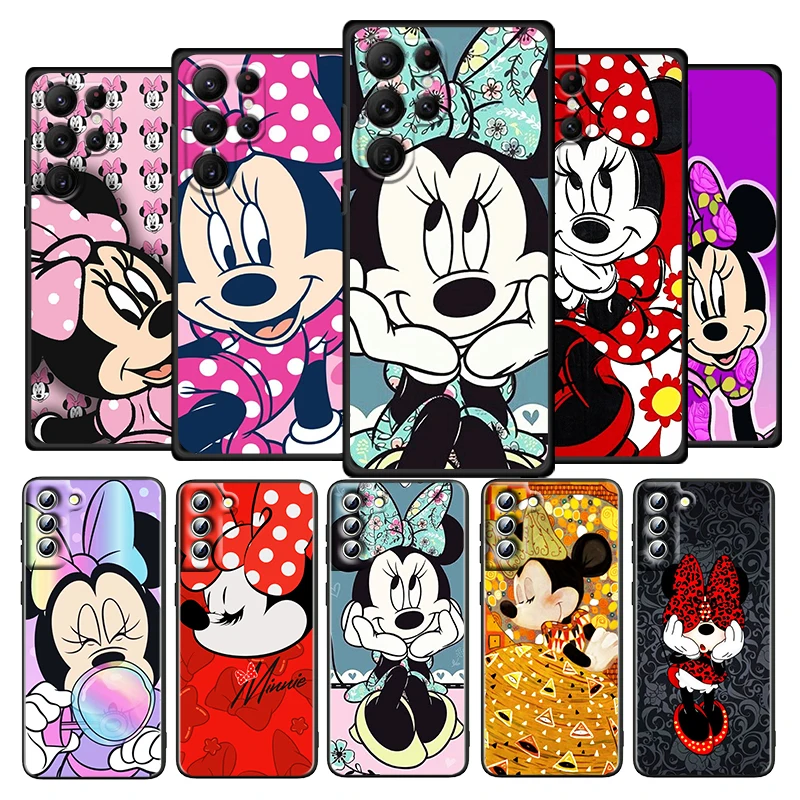 Disney Minnie Mouse Cute For Samsung Galaxy S22 S21 S20 Ultra Plus Pro S10 S9 S8 S7 4G 5G silicone Soft Black Phone Case Fundas
Disney Minnie Mouse Cute For Samsung Galaxy S22 S21 S20 Ultra Plus Pro S10 S9 S8 S7 4G 5G silicone Soft Black Phone Case Fundas
