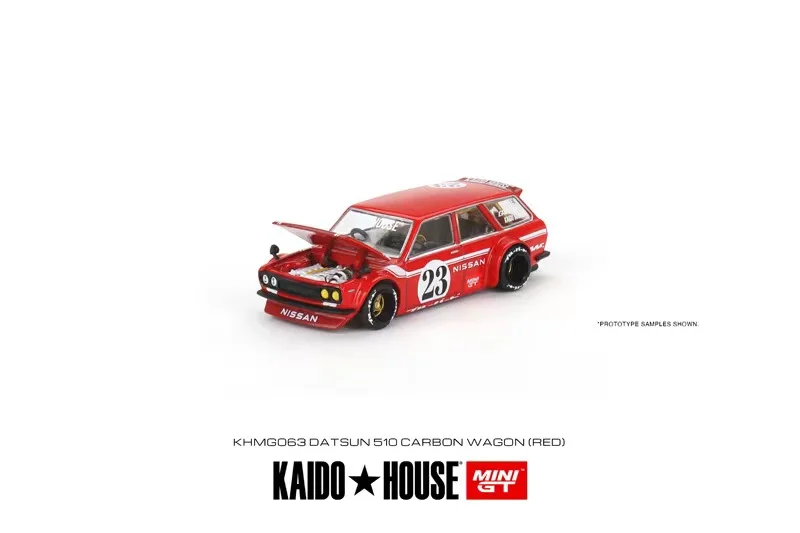 MINI GT KAIDO HOUSE 1:64 Палатка Datsun # 23 510 модель автомобиля из сплава коллекция украшений
