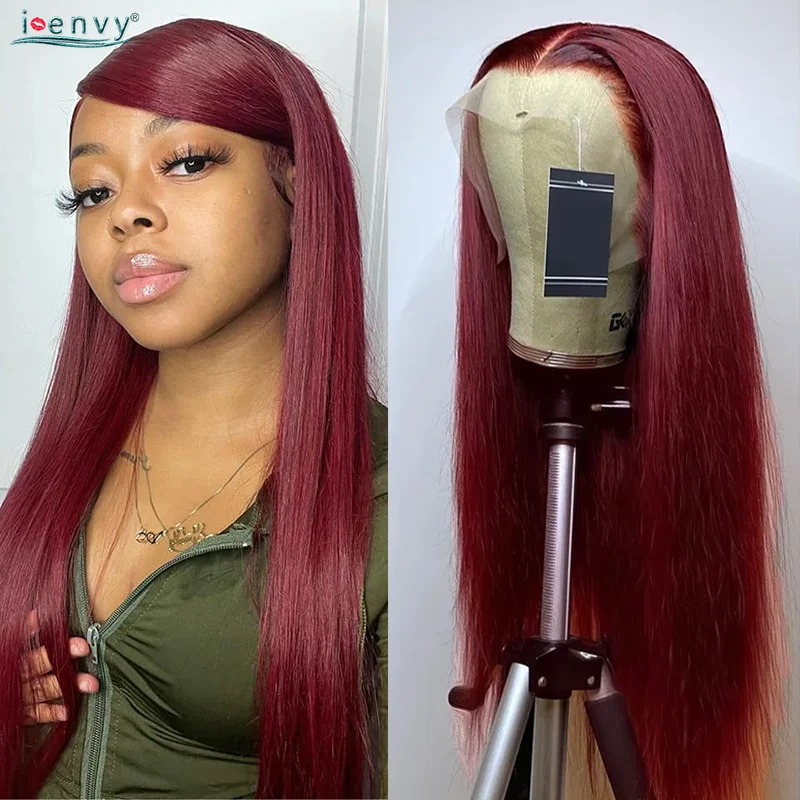 99J Straight Wigs For Women Peruvian Colored Burgundy Lace Front Wig Human Hair Wigs Red 13X4 HD Lace Frontal Wigs Human Hair
99J Straight Wigs For Women Peruvian Colored Burgundy Lace Front Wig Human Hair Wigs Red 13X4 HD Lace Frontal Wigs Human Hair
