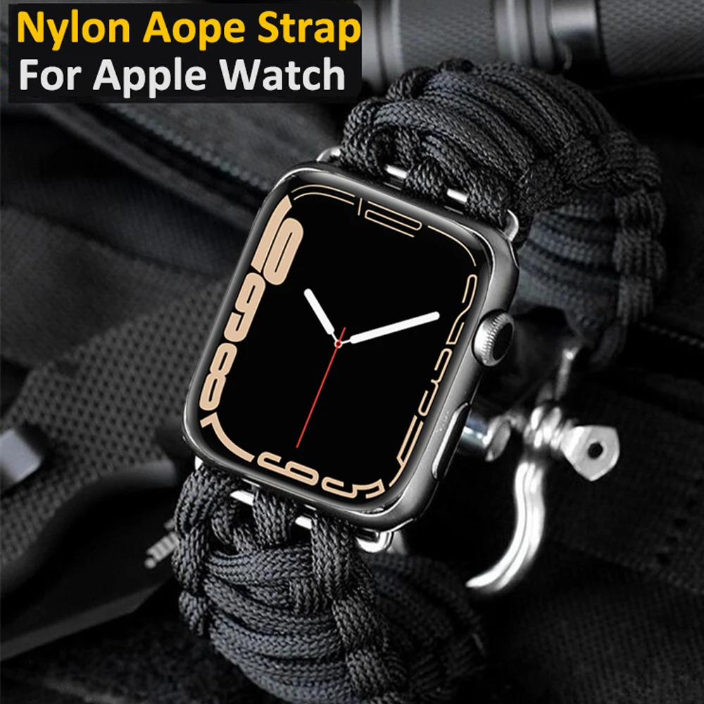 Braided Sports Band For Apple Watch 7 6 5 45mm 41mm 44mm 42mm Nylon Fabric Rope Belt For iWatch Series 4 3 SE 2 38mm 40mm Loop
Braided Sports Band For Apple Watch 7 6 5 45mm 41mm 44mm 42mm Nylon Fabric Rope Belt For iWatch Series 4 3 SE 2 38mm 40mm Loop