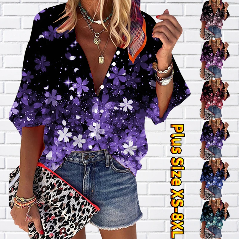 2023 Office-Ready Button Front V-Neck Shirts in Short Sleeve V-Neck Shirts for Work and Play Summer Women's Fashion Design Top
2023 Office-Ready Button Front V-Neck Shirts in Short Sleeve V-Neck Shirts for Work and Play Summer Women's Fashion Design Top