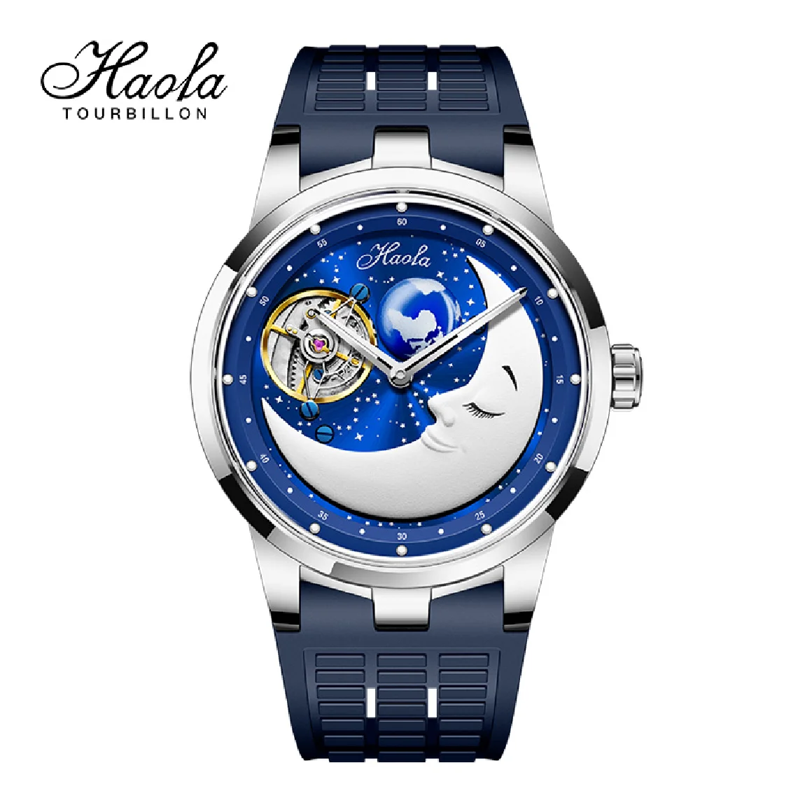 Haofa Flying Carrousel Mechanical Mens Watch Sapphire Manual Rotating Karrusel Watch For Men Moon Waterproof Luminous Luxury
Haofa Flying Carrousel Mechanical Mens Watch Sapphire Manual Rotating Karrusel Watch For Men Moon Waterproof Luminous Luxury