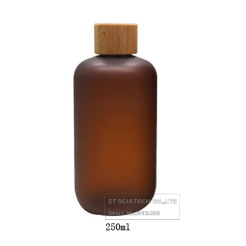 PET Plastic Frosted Brown Cosmetic Lotion Emulsion Refillable Container, Matte Amber Latex bottle Bamboo Cap
PET Plastic Frosted Brown Cosmetic Lotion Emulsion Refillable Container, Matte Amber Latex bottle Bamboo Cap