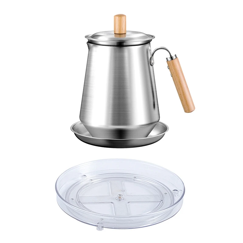 Stainless Steel Oil Storage Can,With Fine Mesh Filter & Lazy Susan Cabinet Organizer Turntable Kitchen Organizer L
Stainless Steel Oil Storage Can,With Fine Mesh Filter & Lazy Susan Cabinet Organizer Turntable Kitchen Organizer L