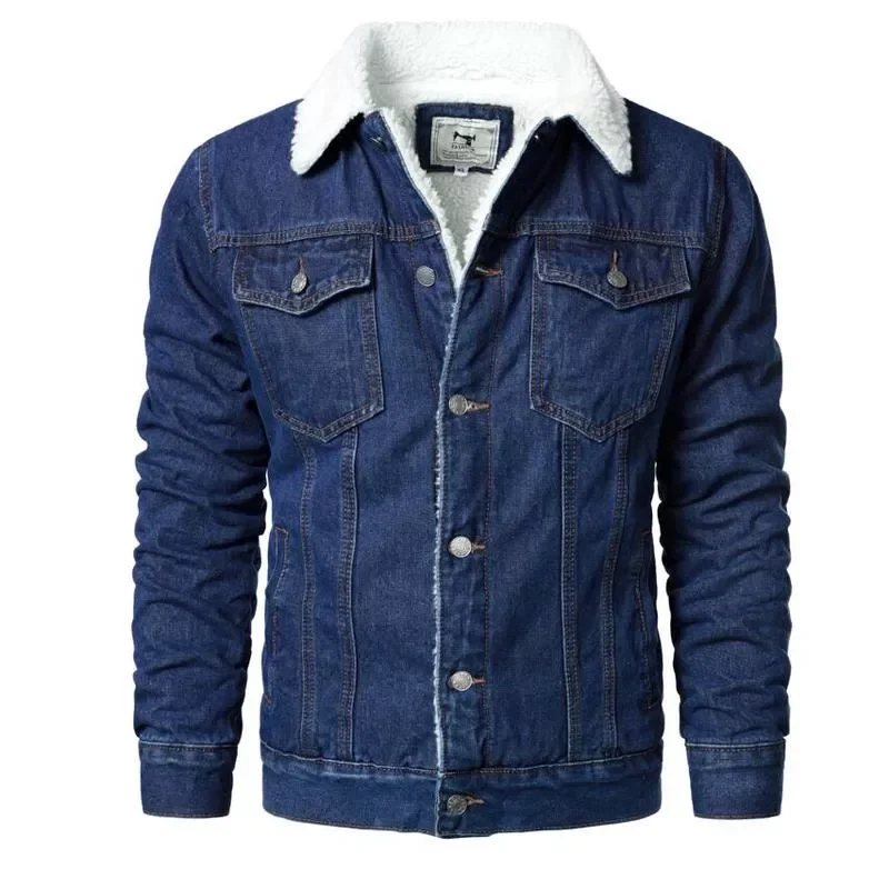 Light Blue Jean Jackets Casual Denim Coats New Men High Quality Wool Liner Thicker Winter Denim Jackets Warm Coats Size 6XL
Light Blue Jean Jackets Casual Denim Coats New Men High Quality Wool Liner Thicker Winter Denim Jackets Warm Coats Size 6XL