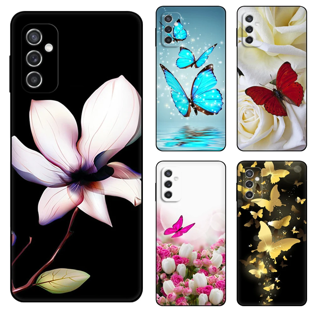 Black Tpu Case butterfly on white roses flower for Samsung Galaxy F23 M12 M22 M23 M32 4G M52 5G M30S M21 A04s
Black Tpu Case butterfly on white roses flower for Samsung Galaxy F23 M12 M22 M23 M32 4G M52 5G M30S M21 A04s