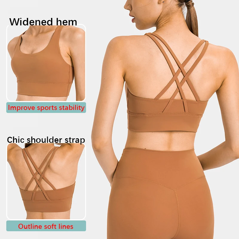 Women's Bras Fitness Sports Bra Without Bones Gym Crop Top Lulu Yoga Bras for Women Seamless Push Up Bra Sexy Cropped Lingerie
Women's Bras Fitness Sports Bra Without Bones Gym Crop Top Lulu Yoga Bras for Women Seamless Push Up Bra Sexy Cropped Lingerie