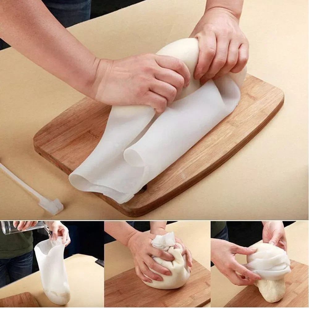 6kg Silicone Kneading Bag Reusable High Temperature Resistant Silicone Kneading Bag Cooking Pastry Pizza Kitchen Tools
6kg Silicone Kneading Bag Reusable High Temperature Resistant Silicone Kneading Bag Cooking Pastry Pizza Kitchen Tools
