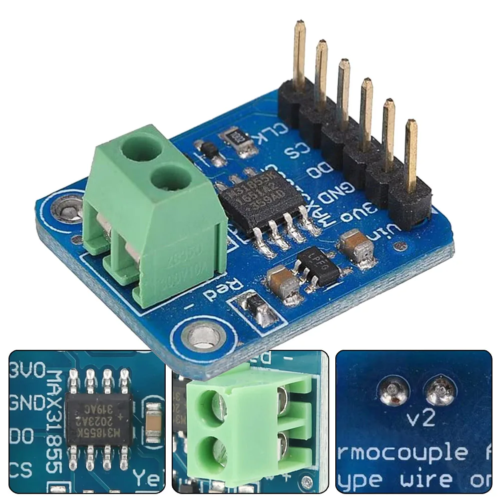 3-5V MAX31855 Module K Type Thermocouple Temp Sensor New Temperature Measurement Module Workshop Equipment Tool
3-5V MAX31855 Module K Type Thermocouple Temp Sensor New Temperature Measurement Module Workshop Equipment Tool
