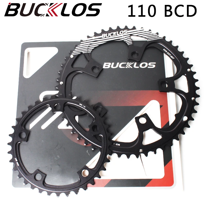 BUCKLOS Bike Chainring 110BCD Road Bicycle Crown Double Road Chainwheel 34T/50T 36/52T 39T/53T for 8/9/10/11 Speed Crankset
BUCKLOS Bike Chainring 110BCD Road Bicycle Crown Double Road Chainwheel 34T/50T 36/52T 39T/53T for 8/9/10/11 Speed Crankset