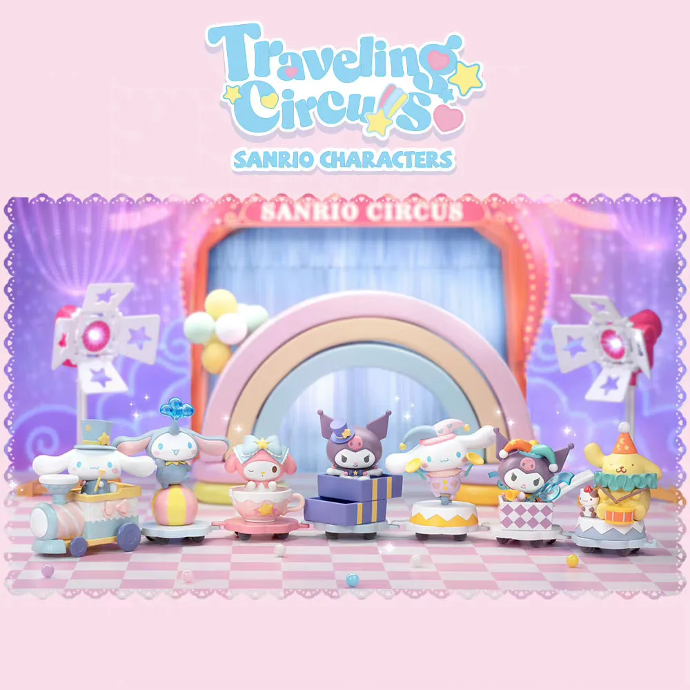 Sanrio Characters Circus Parade Action Figure Blind Box Kuromi Cinnamoroll My Melody Pom Pom Purin Table Ornaments Children Gift
Sanrio Characters Circus Parade Action Figure Blind Box Kuromi Cinnamoroll My Melody Pom Pom Purin Table Ornaments Children Gift