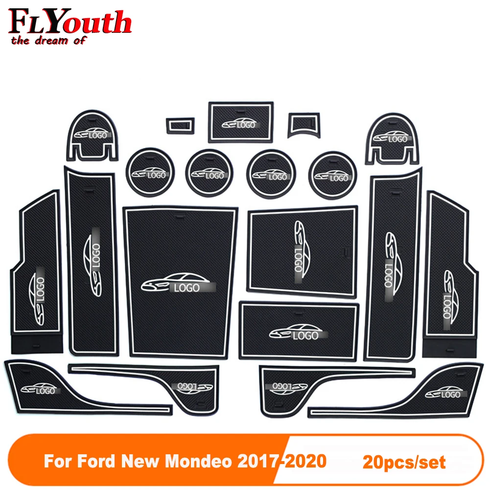 Аксессуары для автомобиля, Противоскользящий коврик для дверных ворот Ford New Mondeo 2017-2020, 20 шт./компл. 
Аксессуары для автомобиля, Противоскользящий коврик для дверных ворот Ford New Mondeo 2017-2020, 20 шт./компл.
