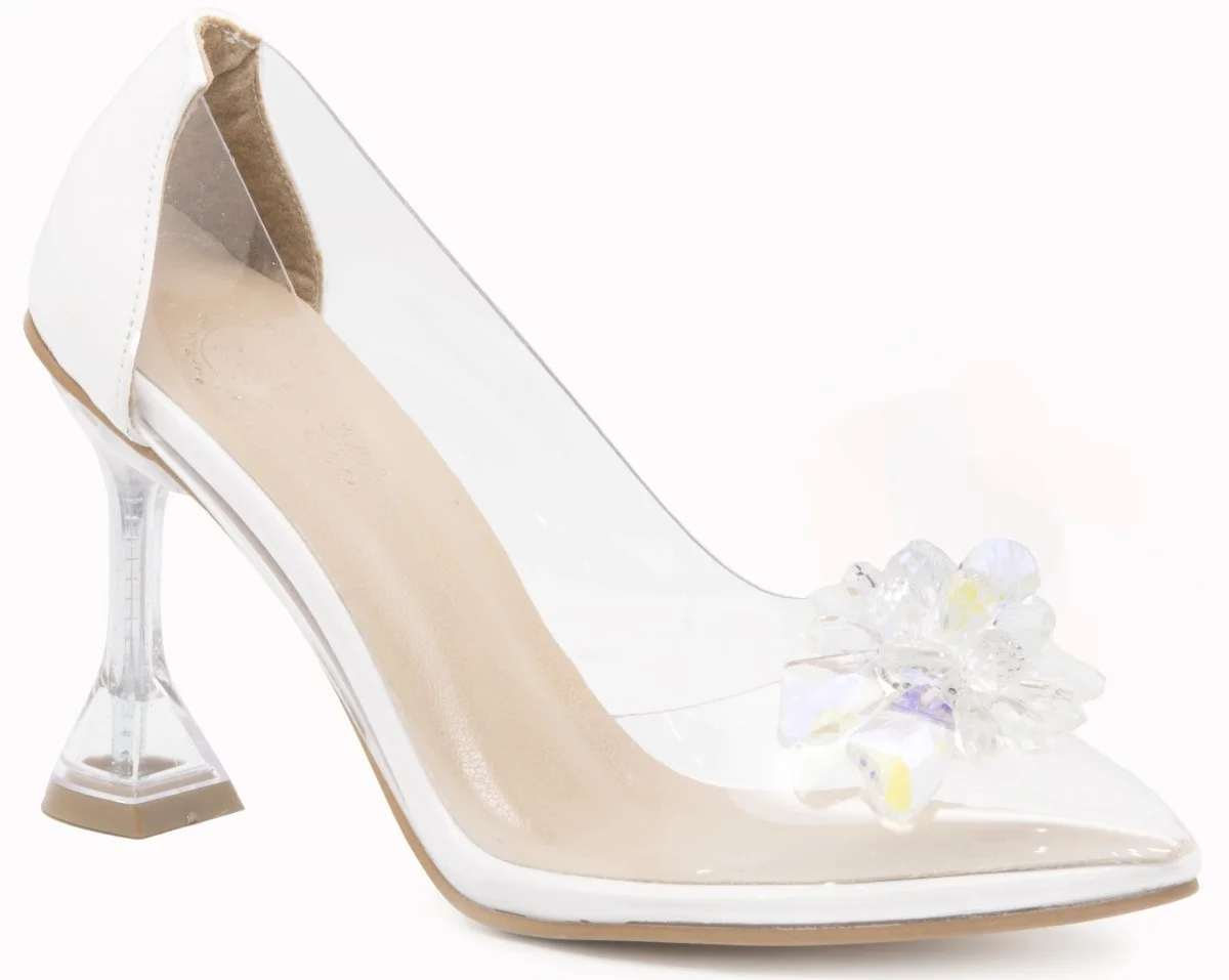 Gedikpasalı Prk K004 White 2022 Summer Season Women Shoes Evening Party Elegant Transparent Goblet Heel Dress Glass Accessory Wedding Princess
Gedikpasalı Prk K004 White 2022 Summer Season Women Shoes Evening Party Elegant Transparent Goblet Heel Dress Glass Accessory Wedding Princess