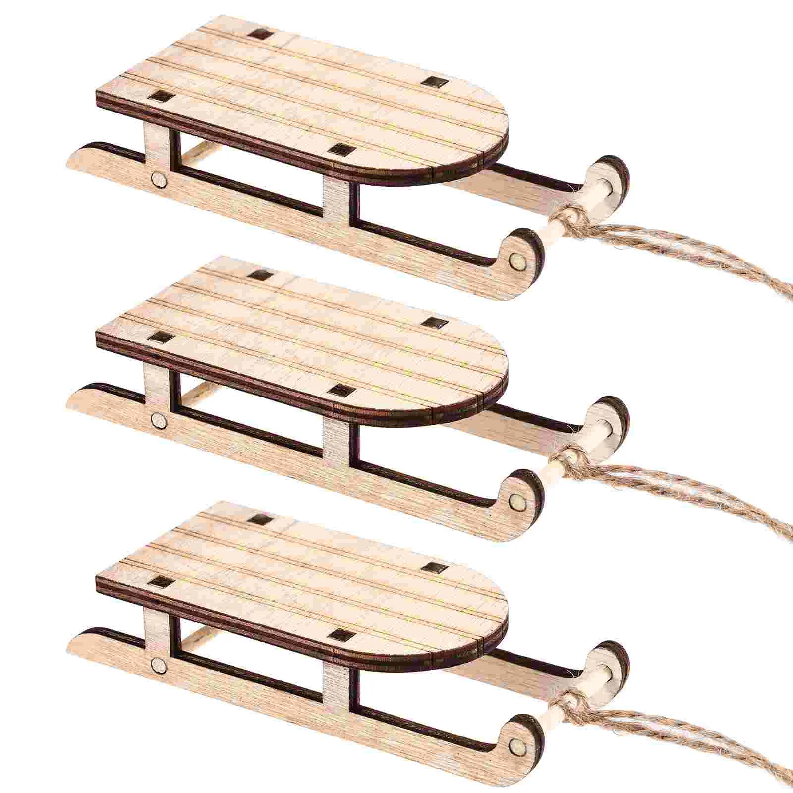 3pcs Christmas Sleigh Decoration Desktop Ornament Sleigh Shape Wooden Decor Wood Sleigh Adornments Miniature Sled Decor
3pcs Christmas Sleigh Decoration Desktop Ornament Sleigh Shape Wooden Decor Wood Sleigh Adornments Miniature Sled Decor