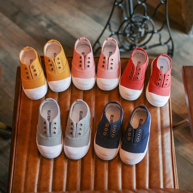 New Spring Summer Kids Shoes For Boys Girls Insole 13.5-18CM Candy Color Children Casual Canvas Sneakers Soft Fashion Sneakers
New Spring Summer Kids Shoes For Boys Girls Insole 13.5-18CM Candy Color Children Casual Canvas Sneakers Soft Fashion Sneakers