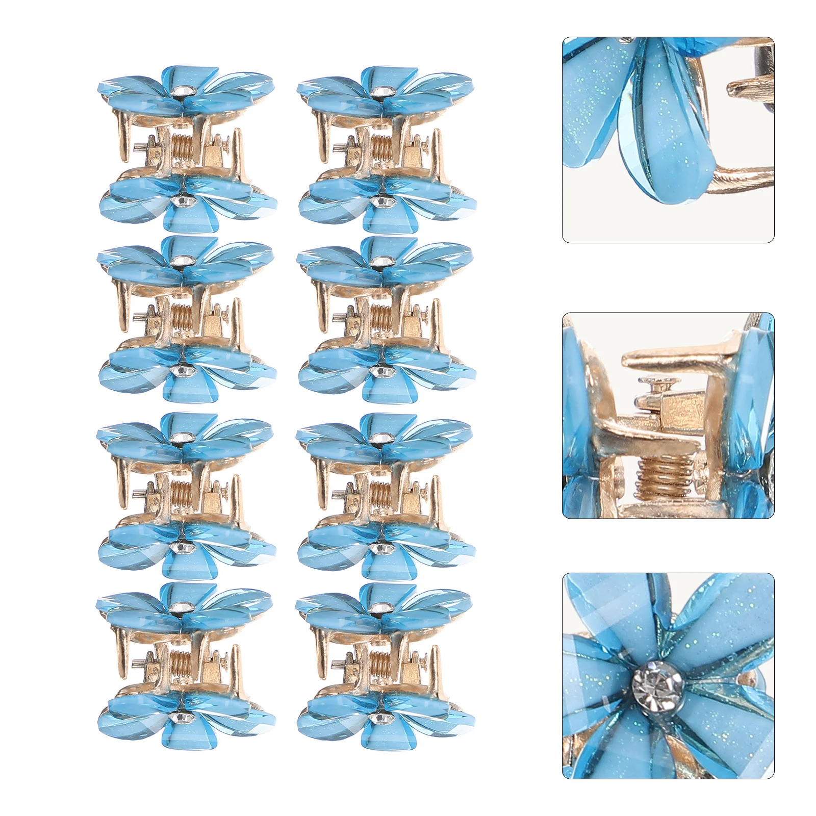 10pcs Flower Clips Flower Hair Accessories Barrettes Mini Flower Hair Clips for Thick and Thin Hair
10pcs Flower Clips Flower Hair Accessories Barrettes Mini Flower Hair Clips for Thick and Thin Hair